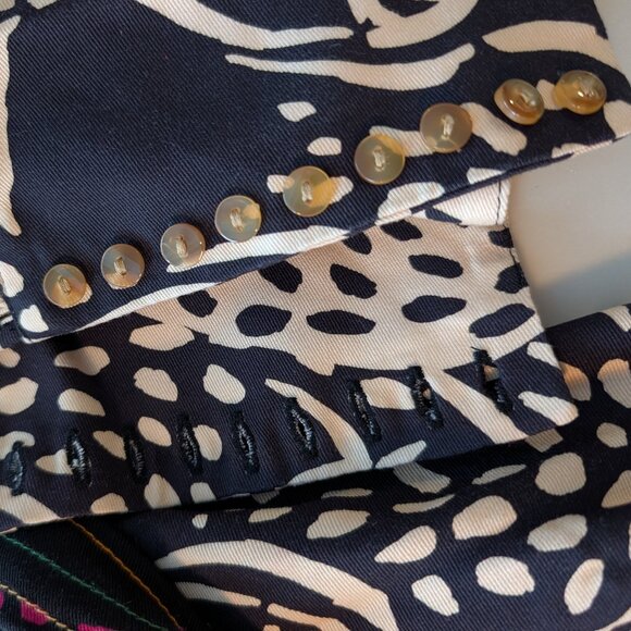 FARM RIO Mixed Midnight Leopards Midi Dress, size S - Picture 12 of 16